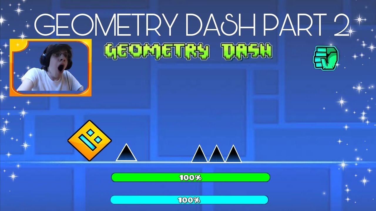 Today we are filming GEOMETRY DASH part 2 where levels are: 4, 5 and 6