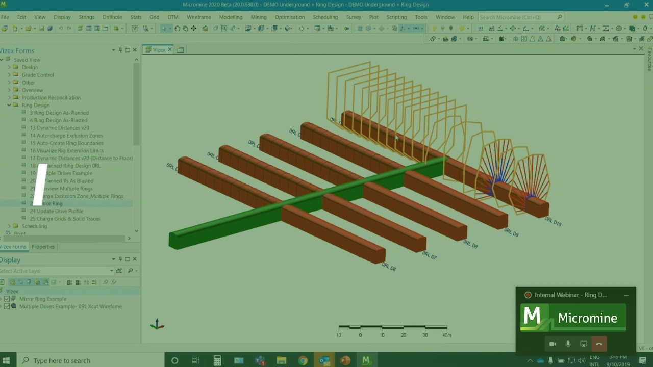 Micromine 2020   New Features Ring Design