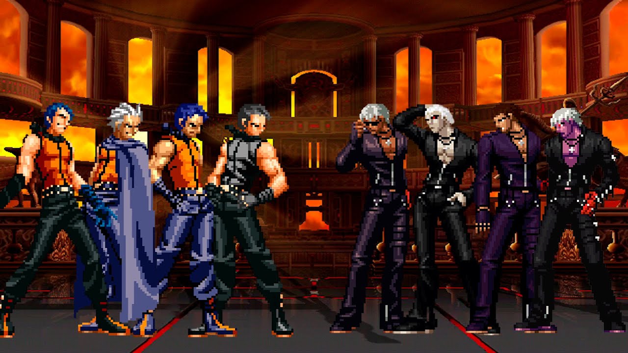 [KOF Mugen] K9999 Team vs K' Dash Team
