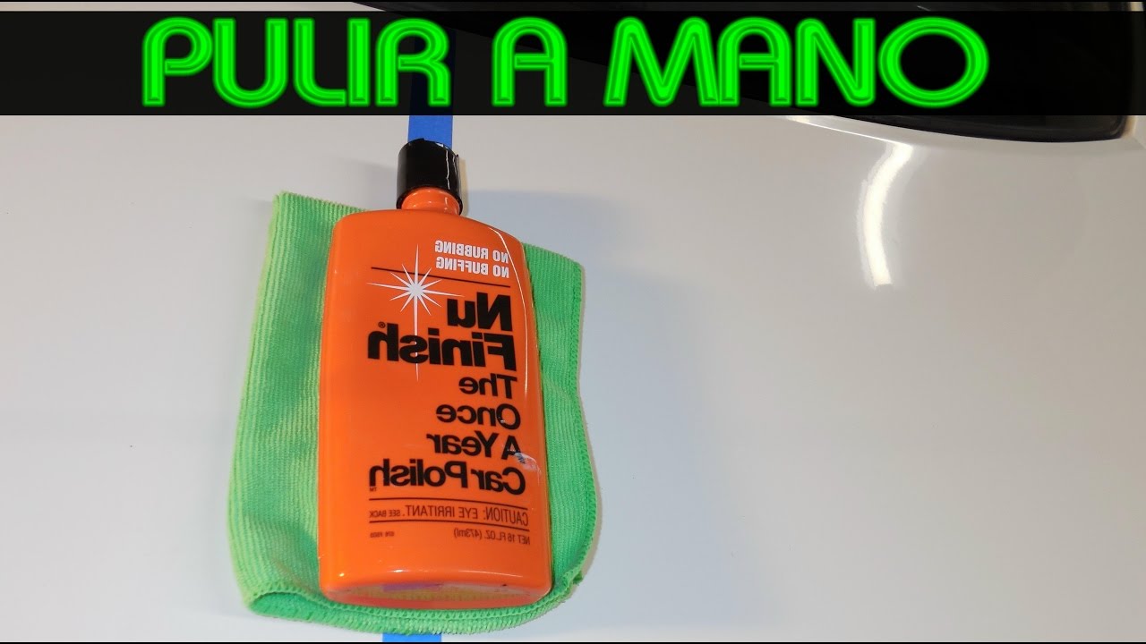 TIP PARA PULIR AUTO A MANO  (clay bar y nu finish)