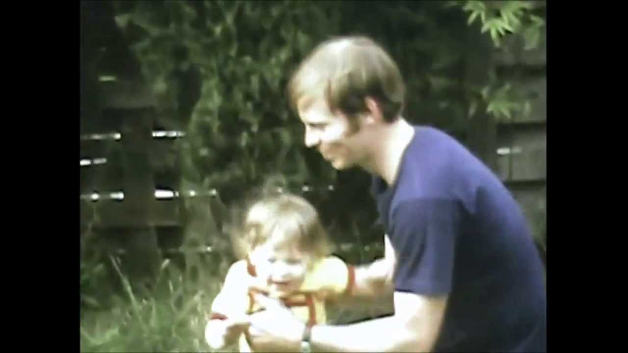 Walking 101 - Baby first steps. 8mm film footage