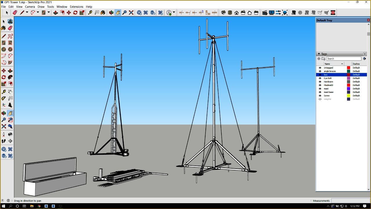 The Galileo Project - Portable Antenna Tower - Prototype Design Idea