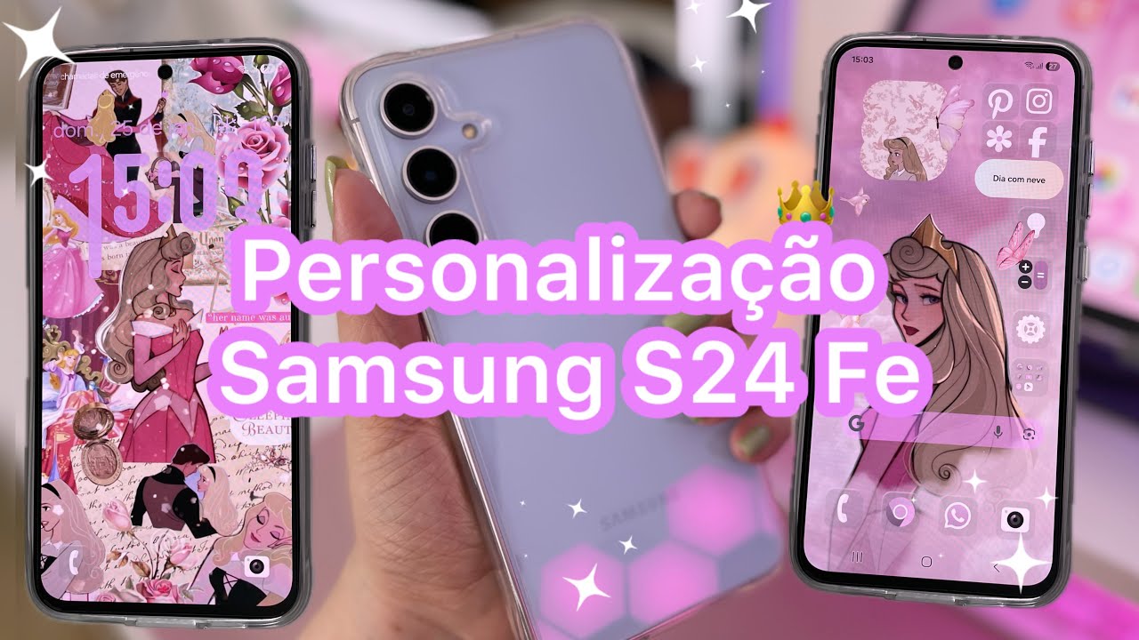 ✨ Transformei meu celular na Princesa Aurora | Cleaning + ASMR Refresh 👑🎀