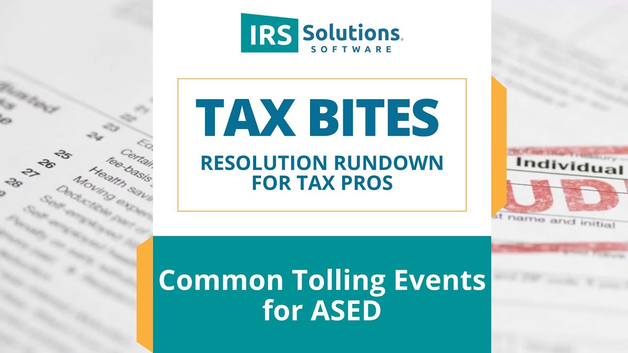ASED Tolling Events: Failure to File, SFR, and Statute Traps