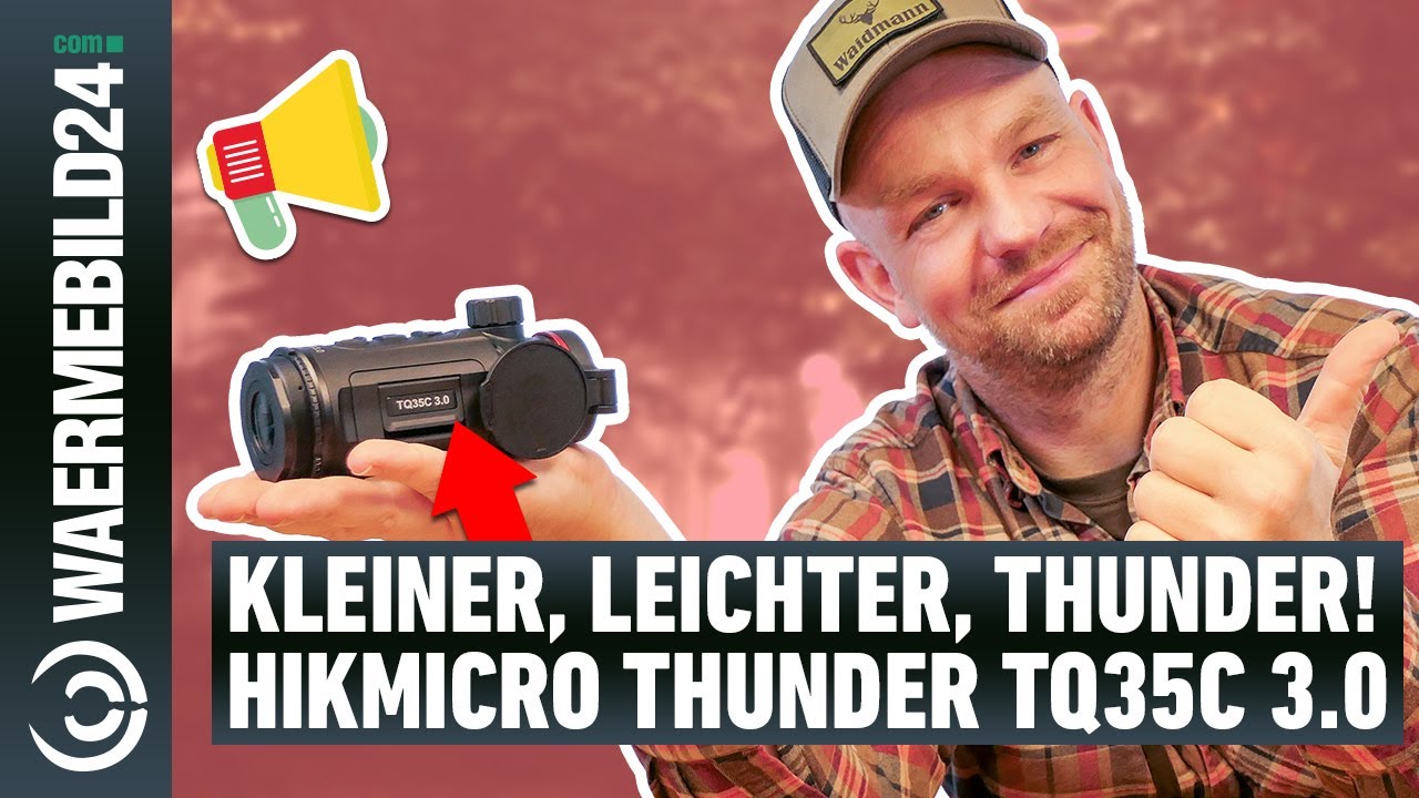 Kleiner, leichter, Thunder! ⚡️ Das Hikmicro Thunder TQ35C 3.0 Wärmebild-Vorsatzgerät im Check 📦