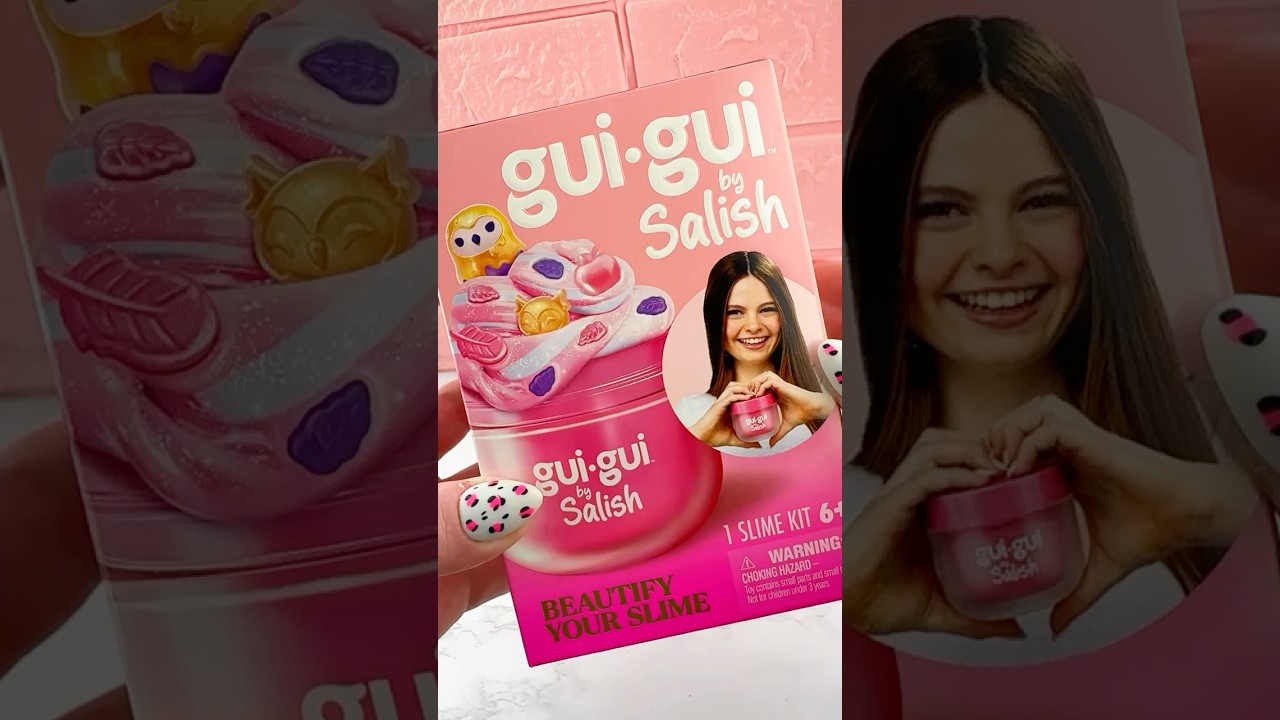 Gui Gui Salish Matter Mystery Slime Opening Satisfying Video ASMR! 🩷 #shorts #asmr