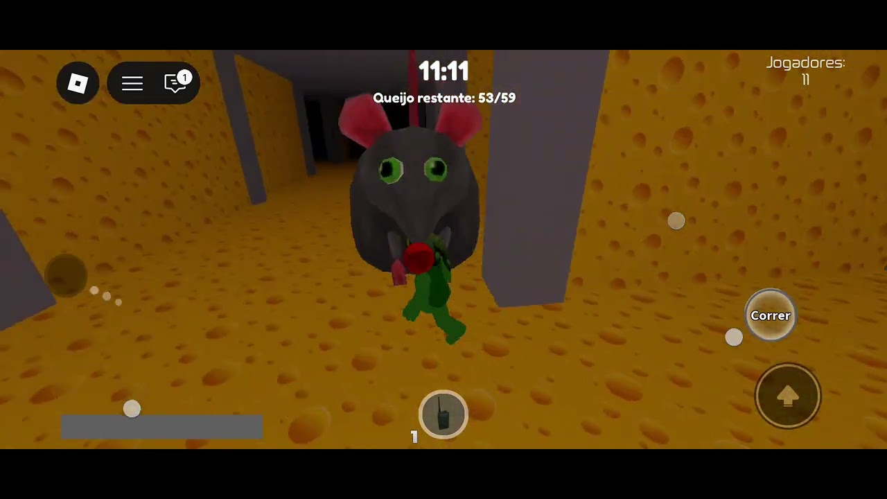 Voltei a jogar escape do queijo