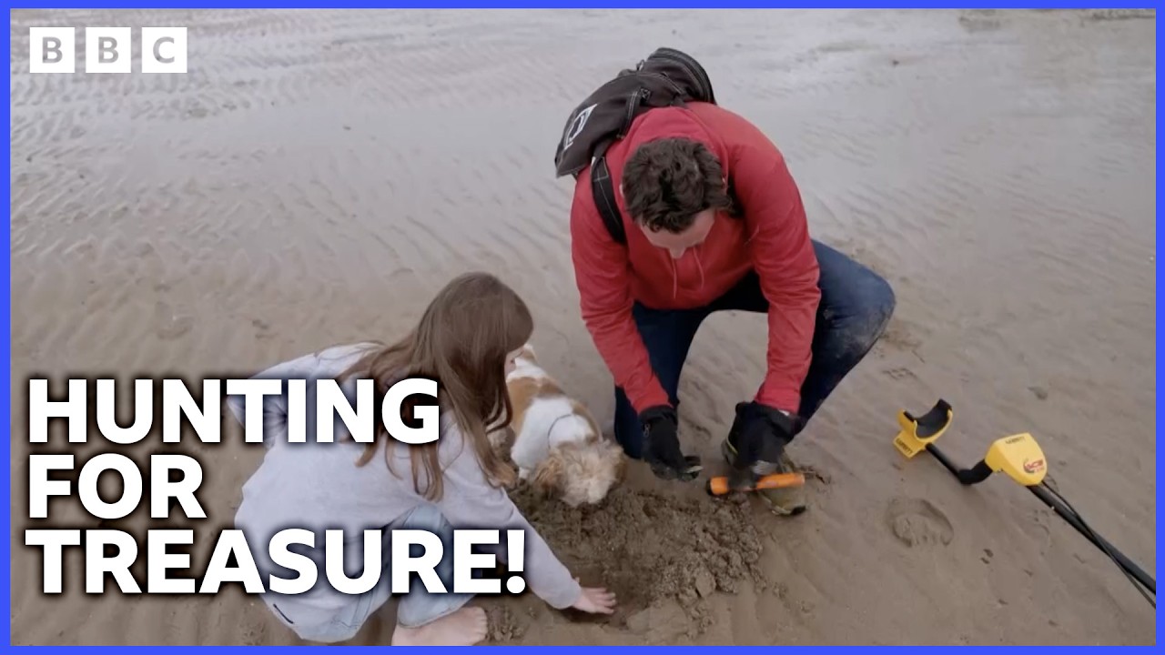 Father and Daughter Metal Detectorists Hunt for Treasure | Life on the Bay | BBC Scotland