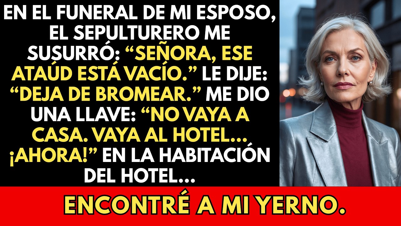 El Sepulturero Susurró: “Señora, Ese Ataúd Está Vacío. Vaya al Hotel.” Ahí Encontré a Mi Yerno.