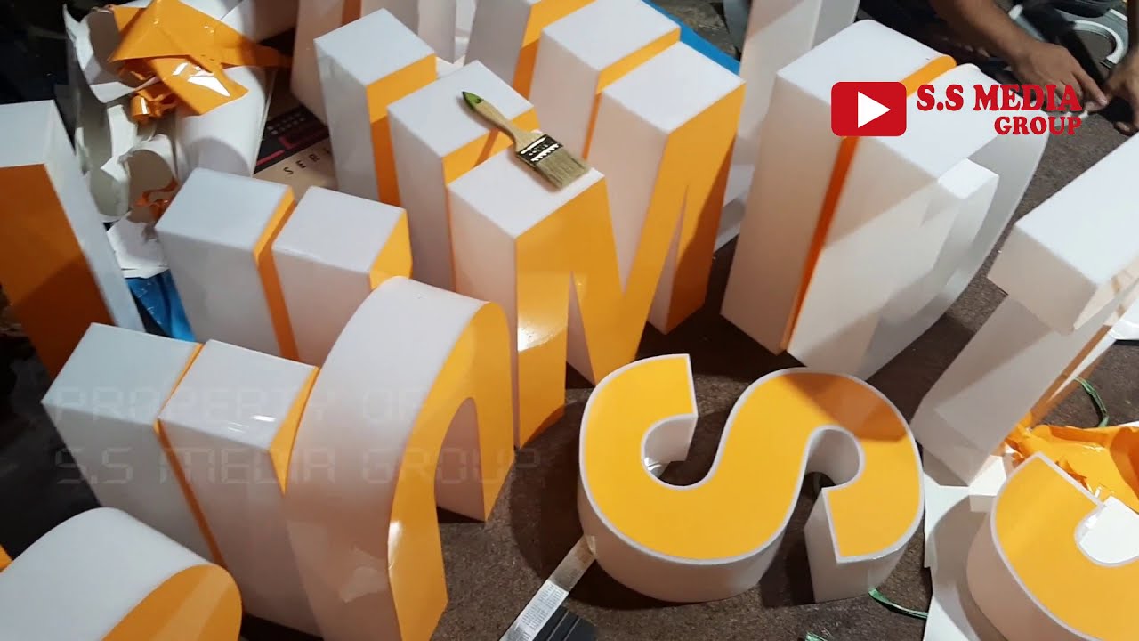 PEMBUATAN LETTER AKRILIK