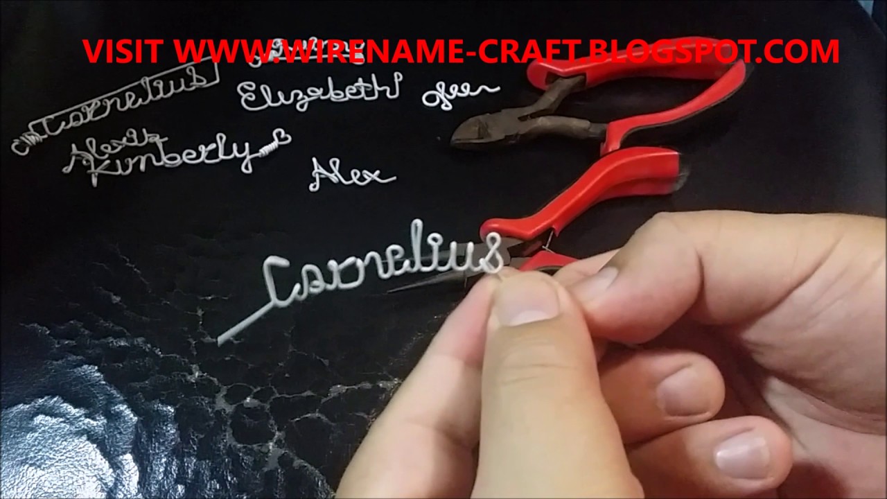 Wire Writing Secrets by Andy Turner (BEST 2018) ** Wirename Keychain Cornelius **&rsquo;