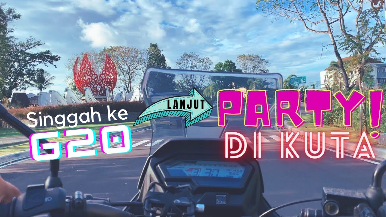 MOTOVLOG KTT G20 - Hutan Mangrove KTT G20 lanjut pesta di KUTA, seruuuuu........