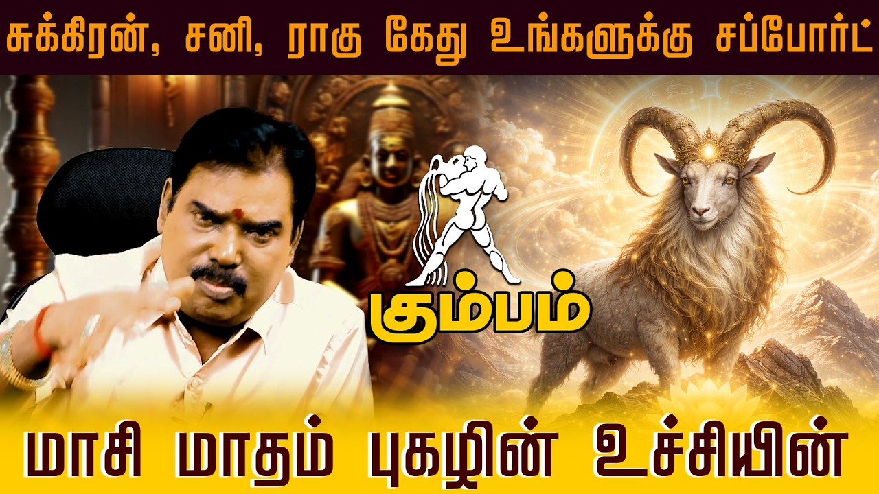 கும்பம் - ராகு கேது உங்களுக்கு சப்போர்ட் | மாசி மாத ராசி 2026 | Maasi madha palan 2026 - kumbam