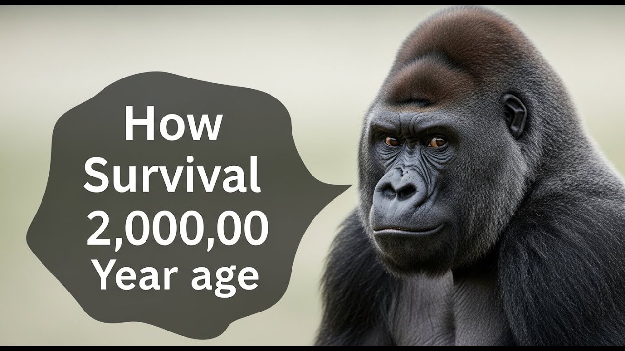 How Gorilla survival in 2,000,00 Year ago.