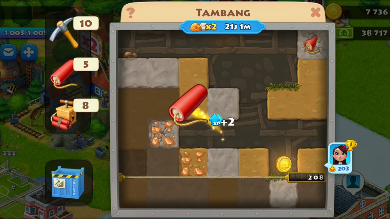 Cara bermain game Township level 21