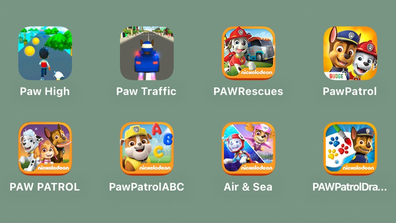PAW Patrol Draw & Play,PAW Patrol Sea Patrol,PAW Patrol Alphabet Learning,a Day in Adventure Bay