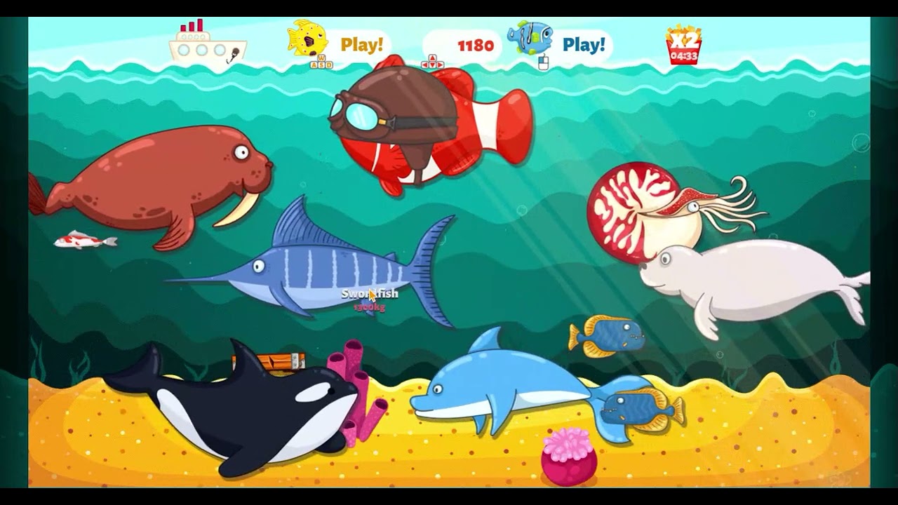 Fish eat fish pt3 i got the world record score of 10159