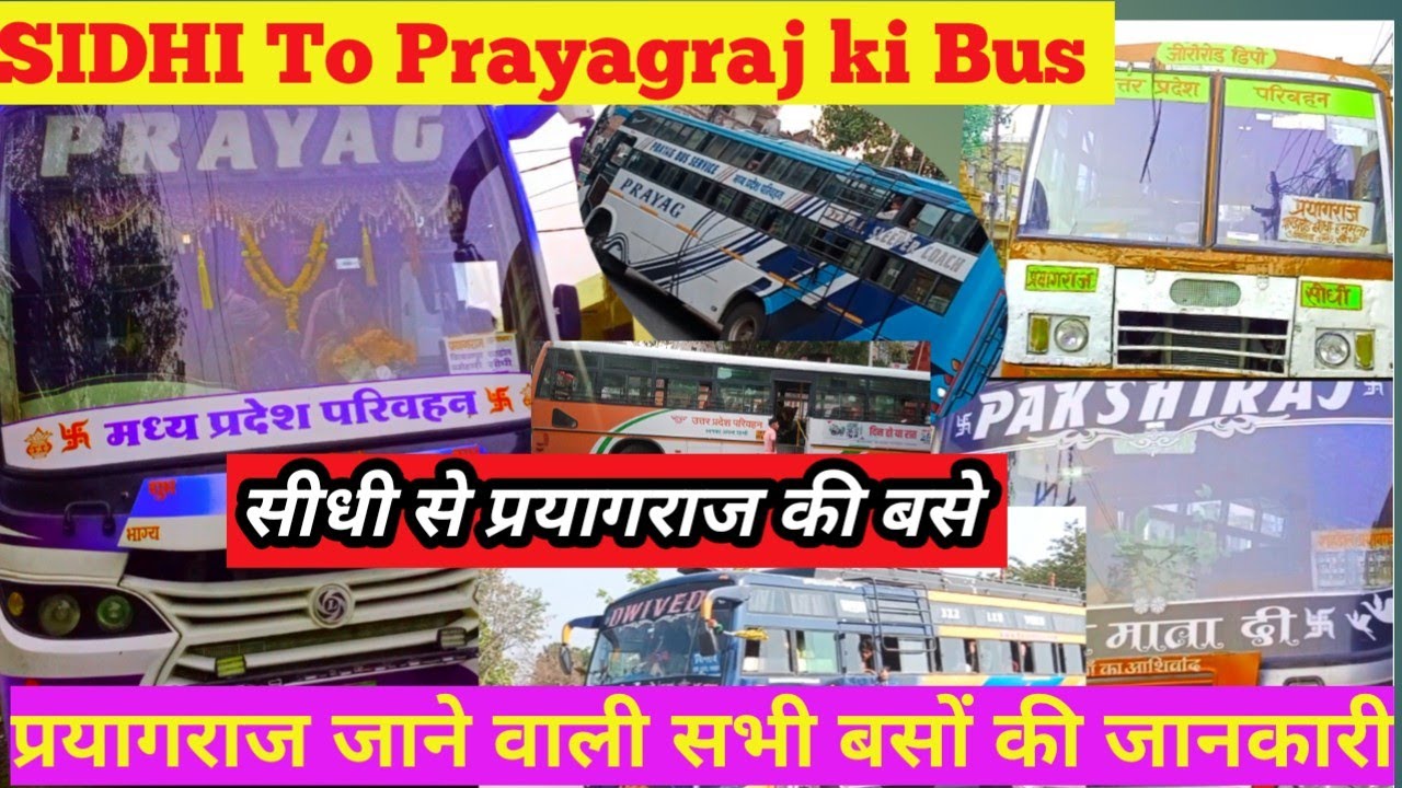 Prayagraj To Sidhi ki bus 🔥|सीधी से प्रयागराज बस||prayagraj jane wali bus |prayagraj to Sidhi ki bus