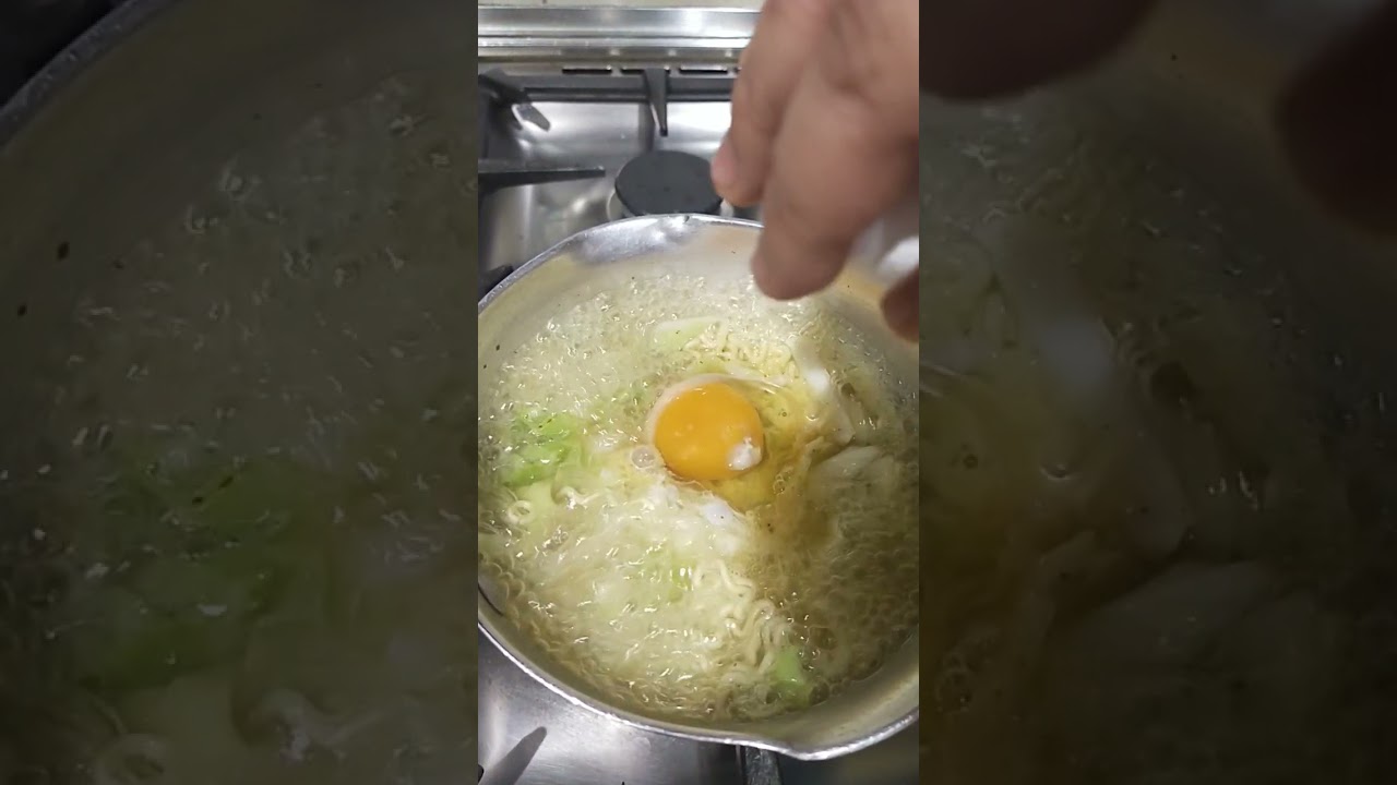 Indomie Instant noodles with egg #shorts