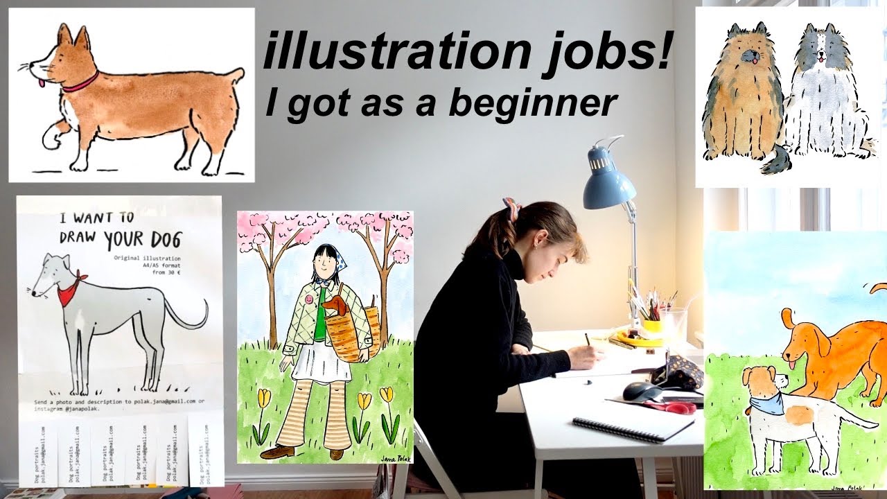 How I got first illustration jobs & comission process