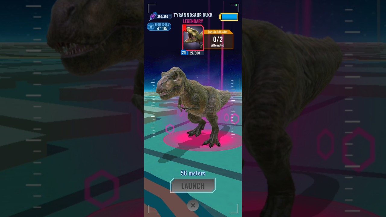 Hard to Dart | TYRANNOSAURUS BUCK | Jurassic World Alive 3.14 #jwa #jwalive