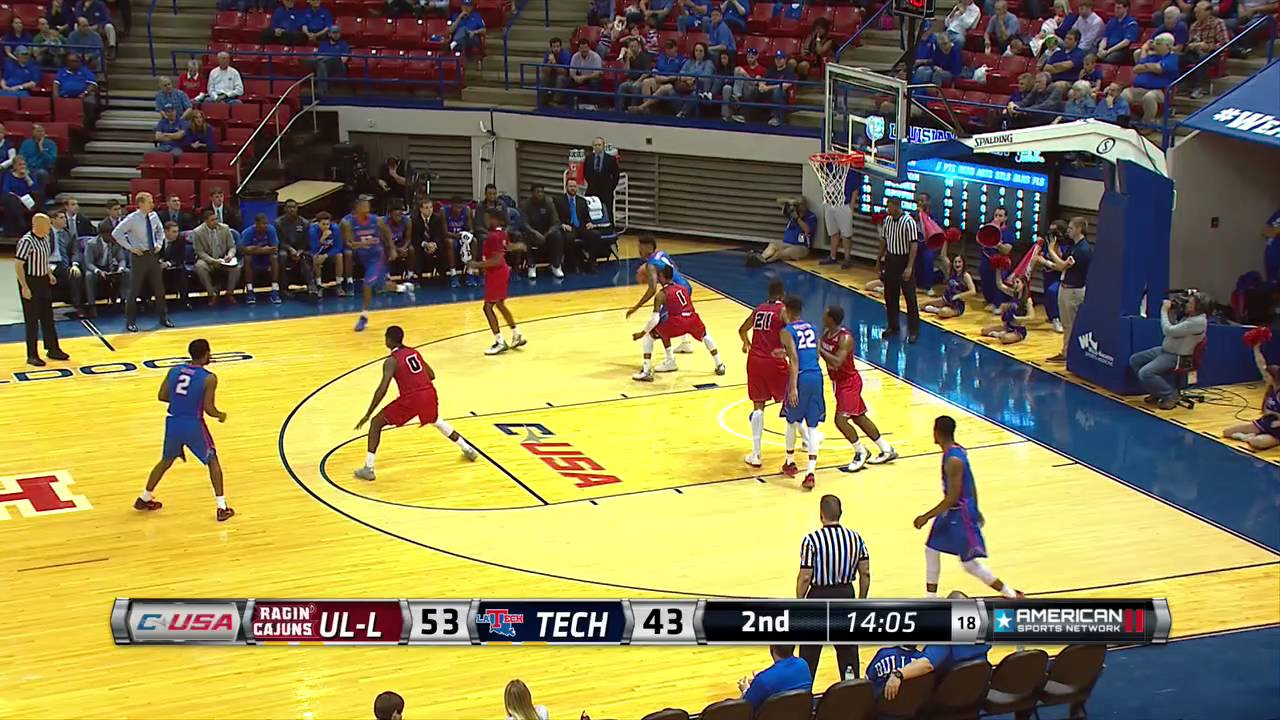 @LATechHoops defeat ULL 91-79