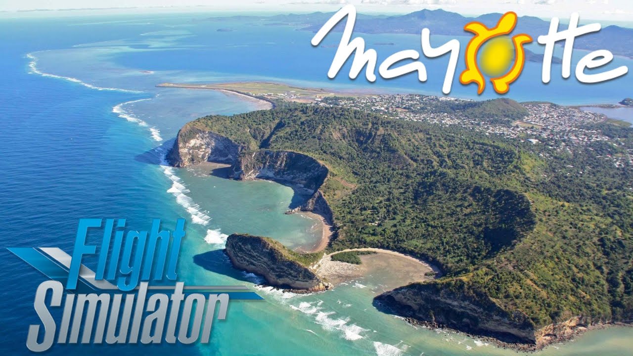SURVOL DE MAYOTTE SUR FLIGHT SIMULATOR 2020 !