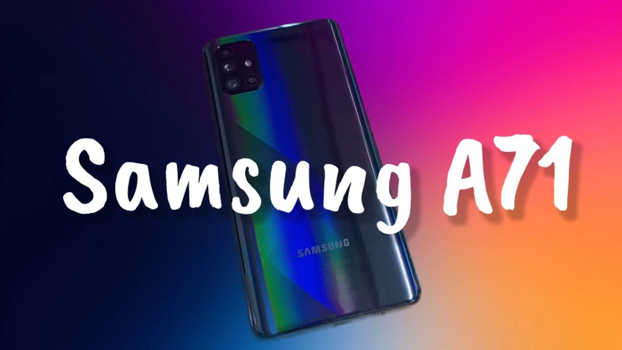 Samsung A71 - Unboxing