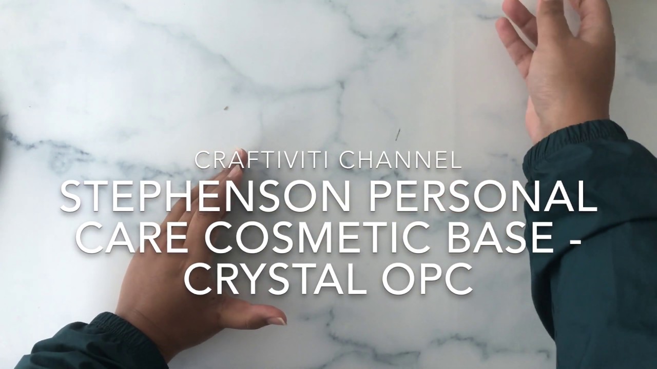 Craftiviti Stephenson Personal Care Cosmetic Base Crystal OPC Foaming Bath Butters