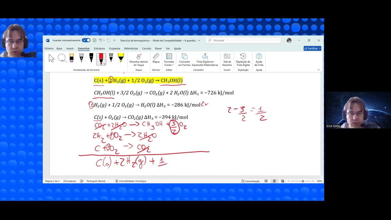 Exercício de termoquímica