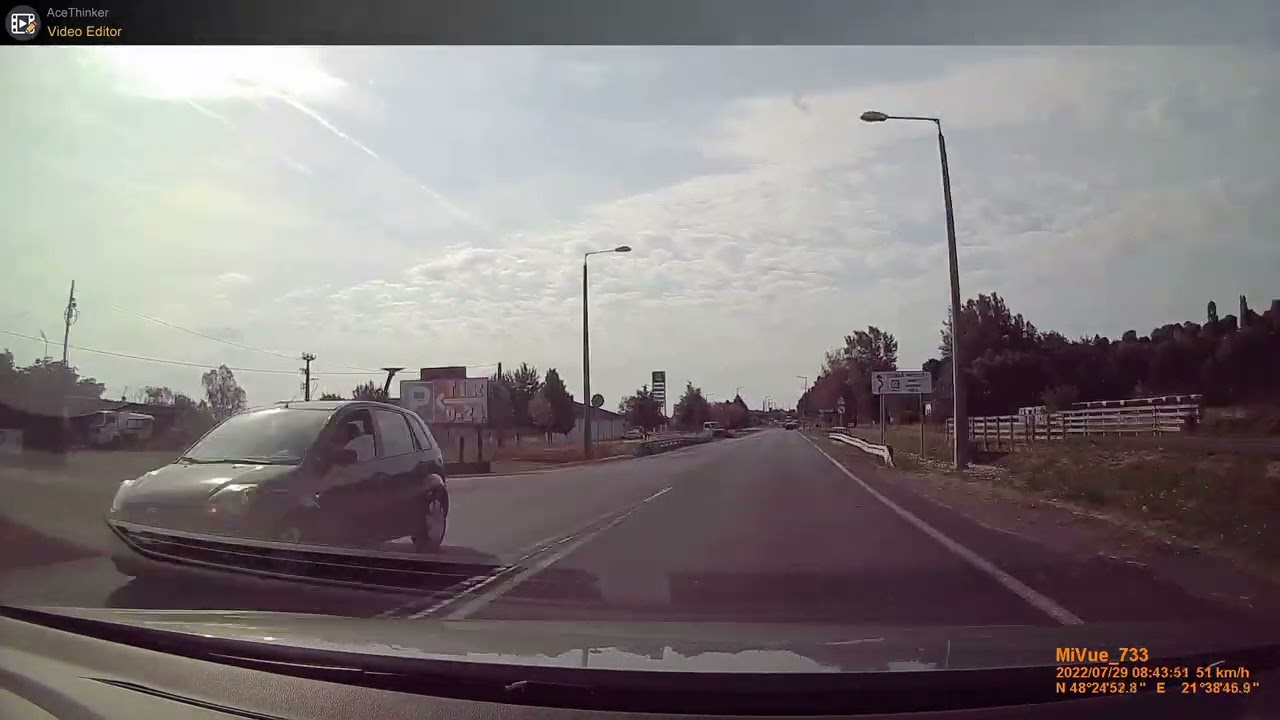 Slovak roads - Milhostov (Slovakia) - Sárospatak (Hungary) - (5x video speed)