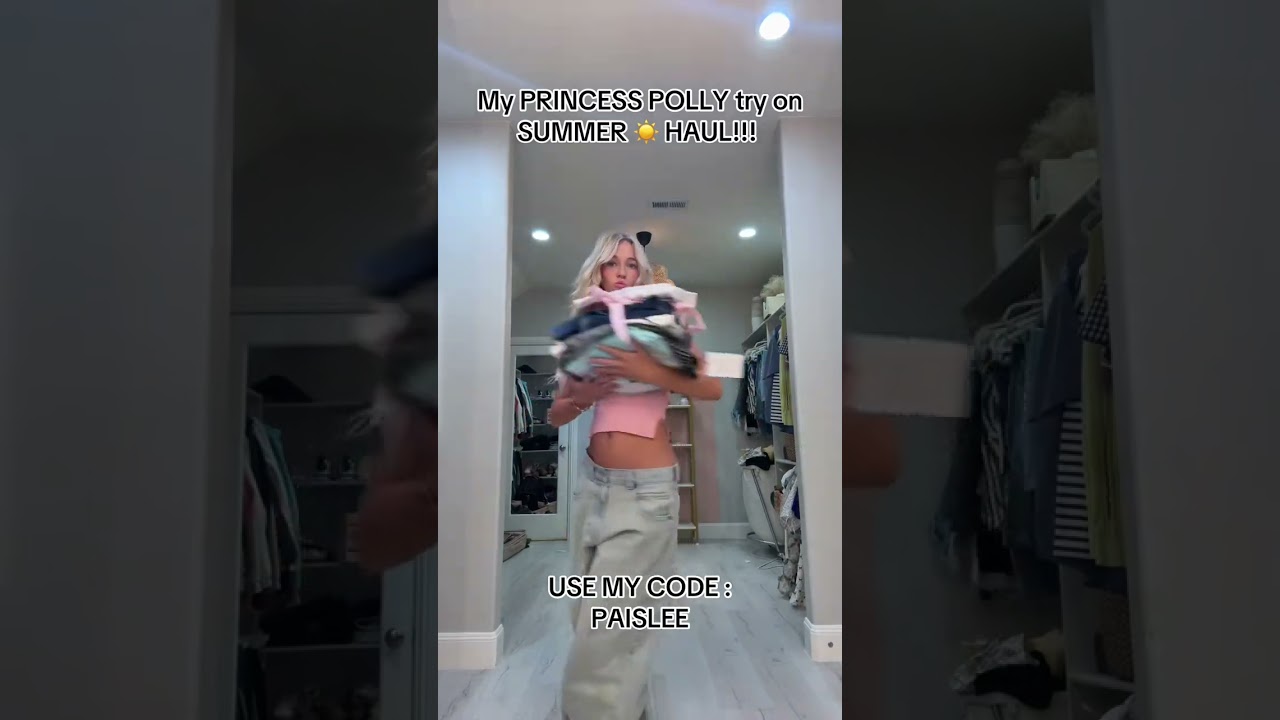 ahhh try on haul from paislee!! || #paisleenelson #princesspolly #notmyvideo #editpage
