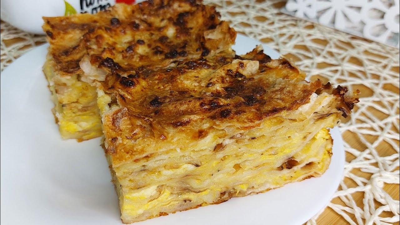 Pita sa kupovnim pečenim korama💥Stari recept❗️Brz i jednostavan