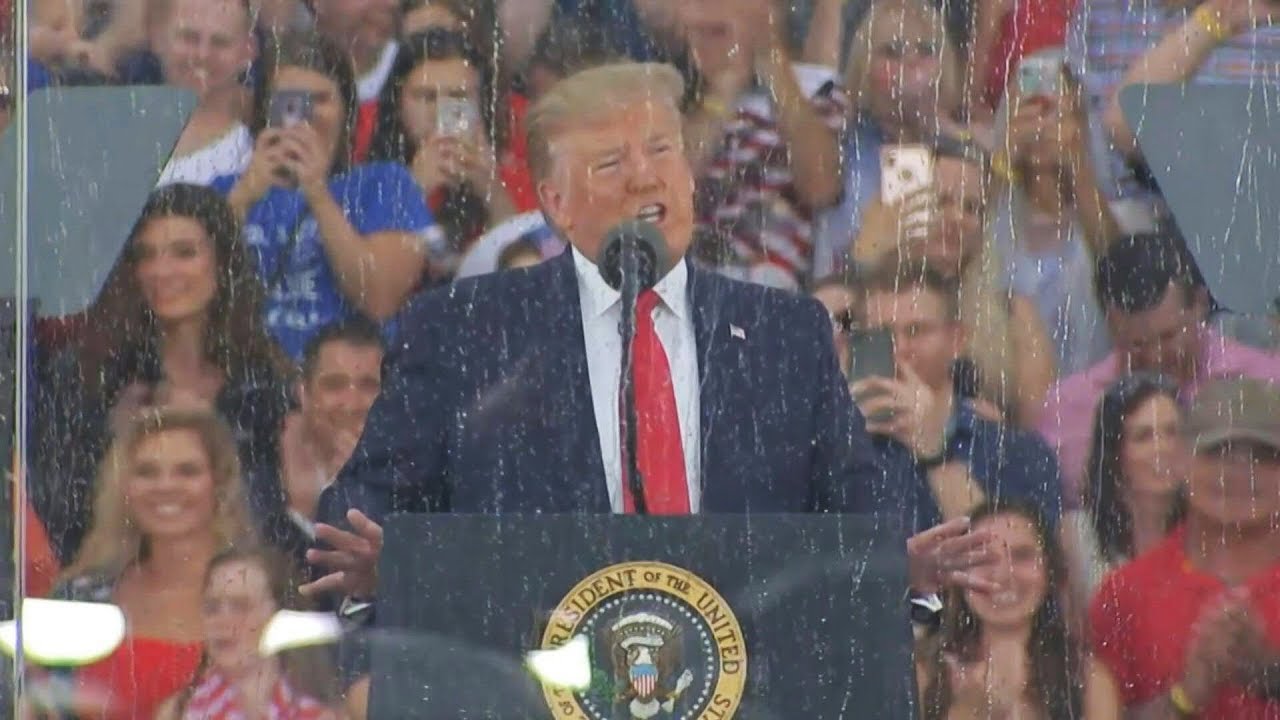 Trump blames teleprompter for July 4th speech mistake