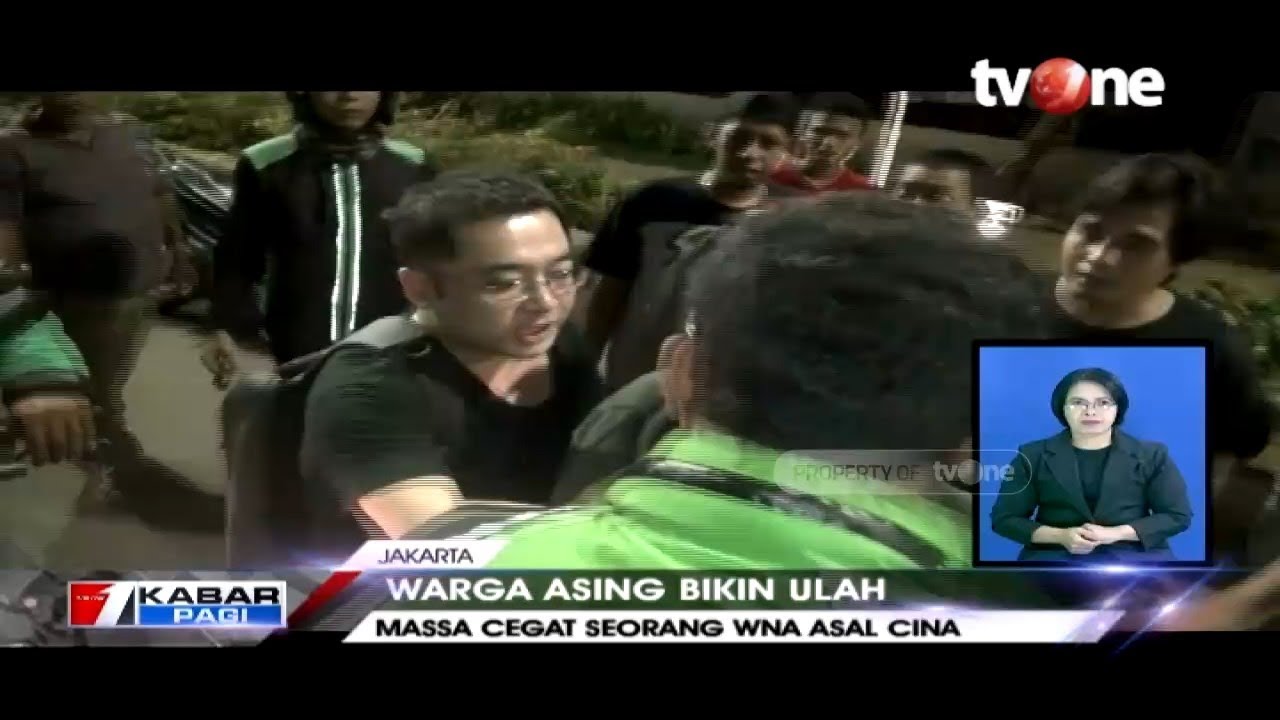 Seorang WNA Asal Cina Nyaris Dihakimi Massa Usai Aniaya Kekasihnya