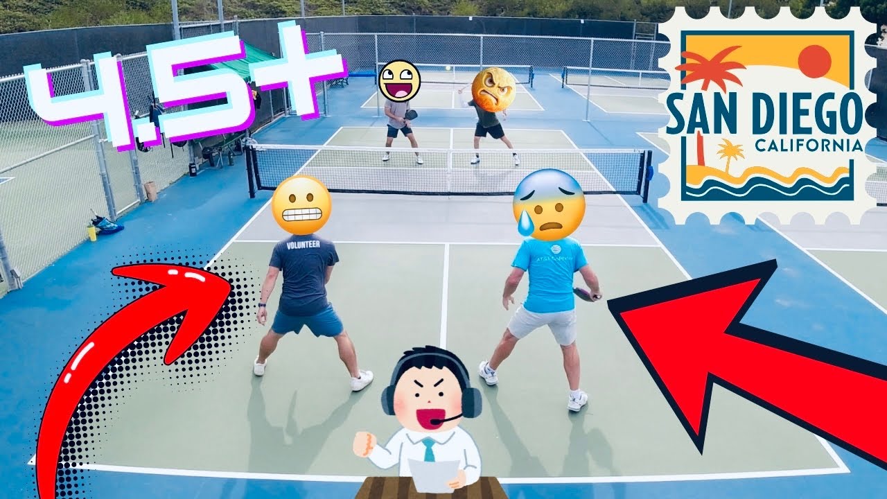 4.5 Pickleball in California | Competitive Rec Game Highlights