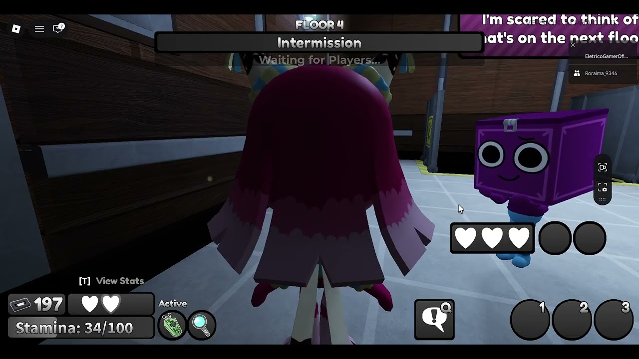 Jogando dandy's world com o roraima (spoiler cheguei no andar 18 e passei do dyle solo)