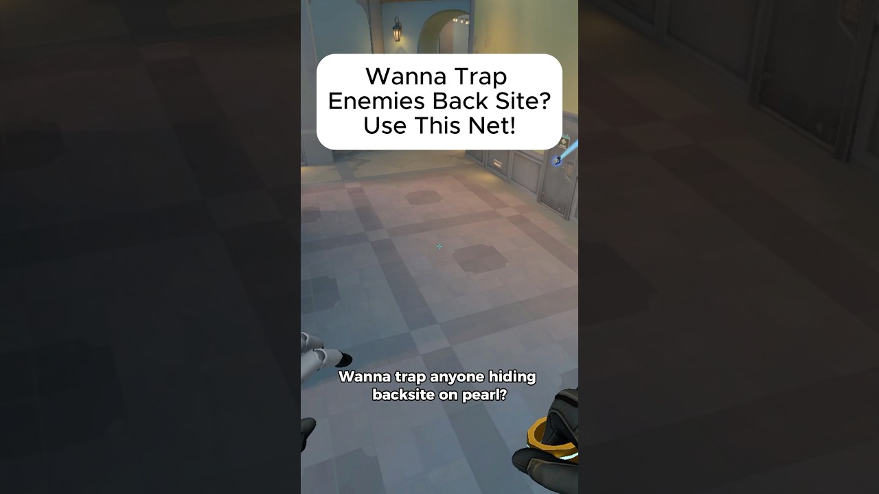 Wanna Trap Enemies Back Site? Use This Net!  #valorant #lineup #deadlock #net #pearl