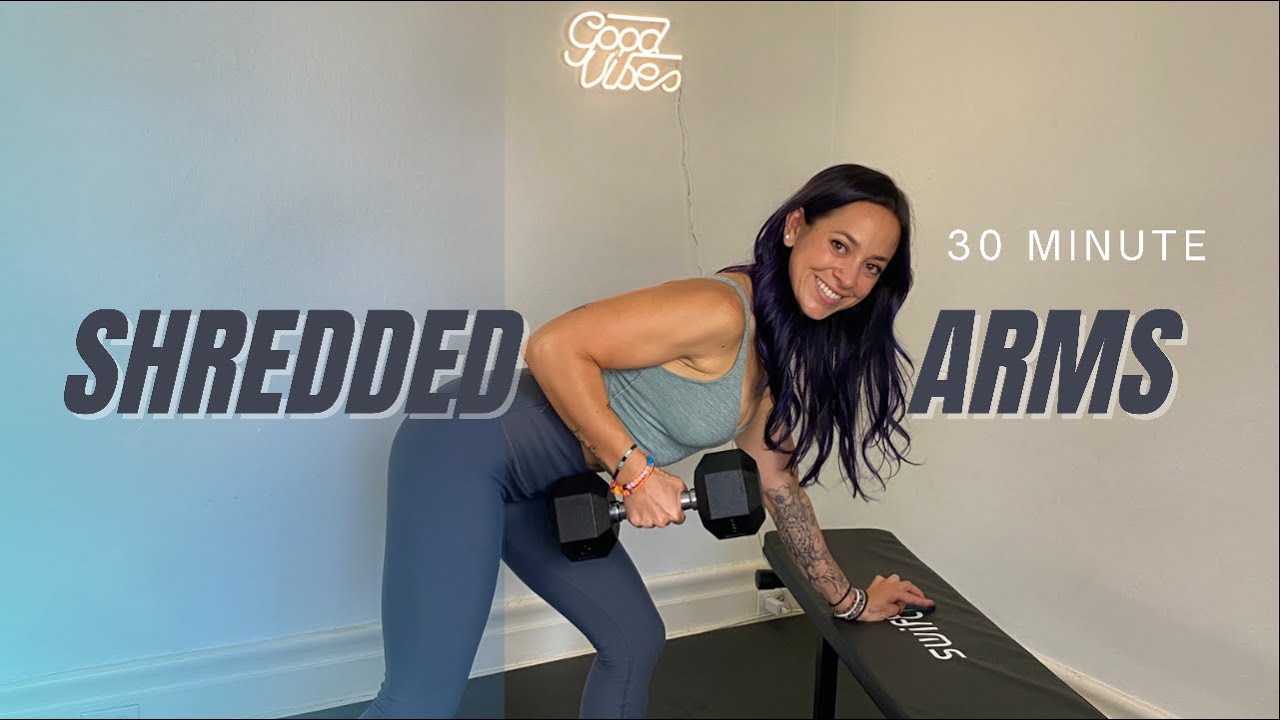 SHREDDED Arms - 30MIN Upper Body Workout with Dumbbells