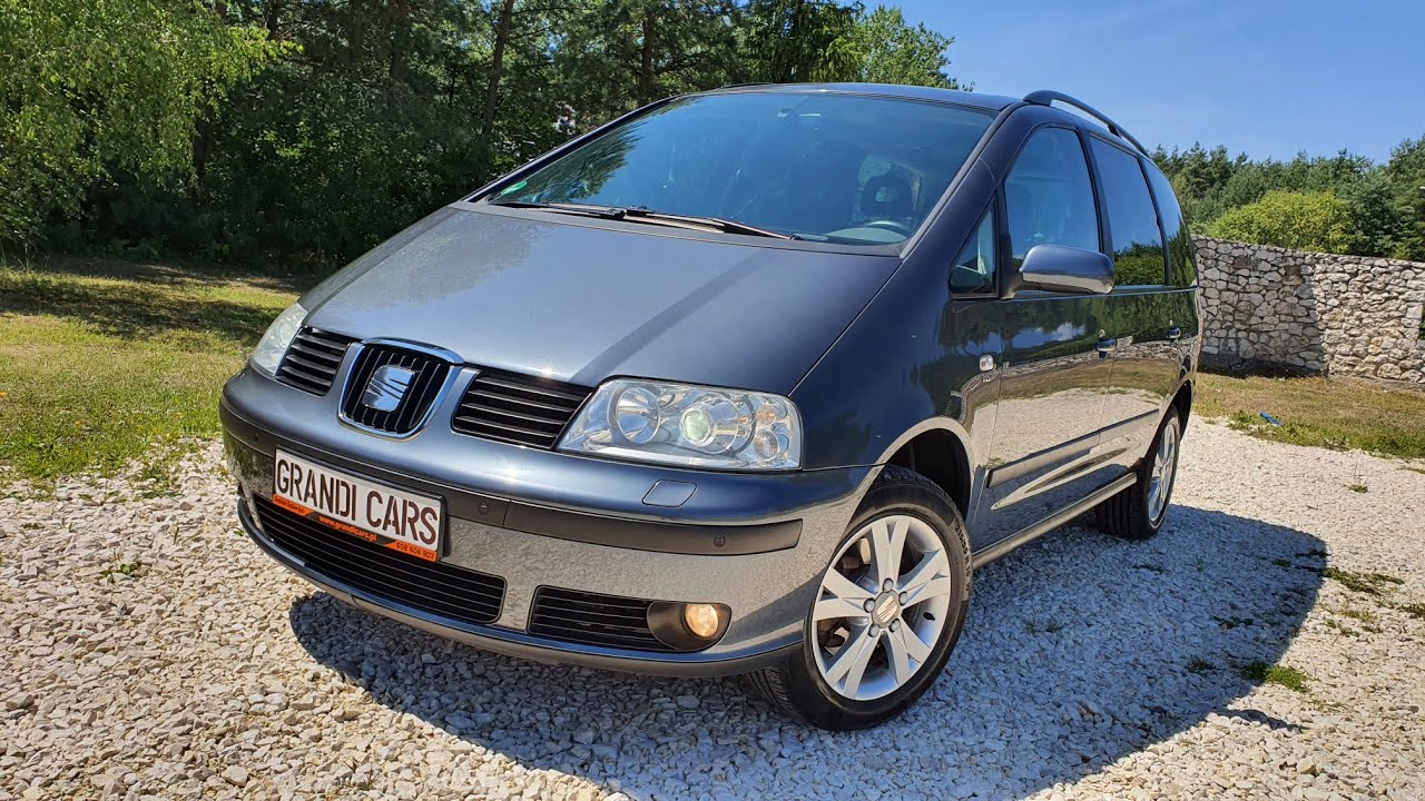 Seat Alhambra 2008 1.9 TDI 116KM Tiptronic Exclusive Prezentacja Samochodu