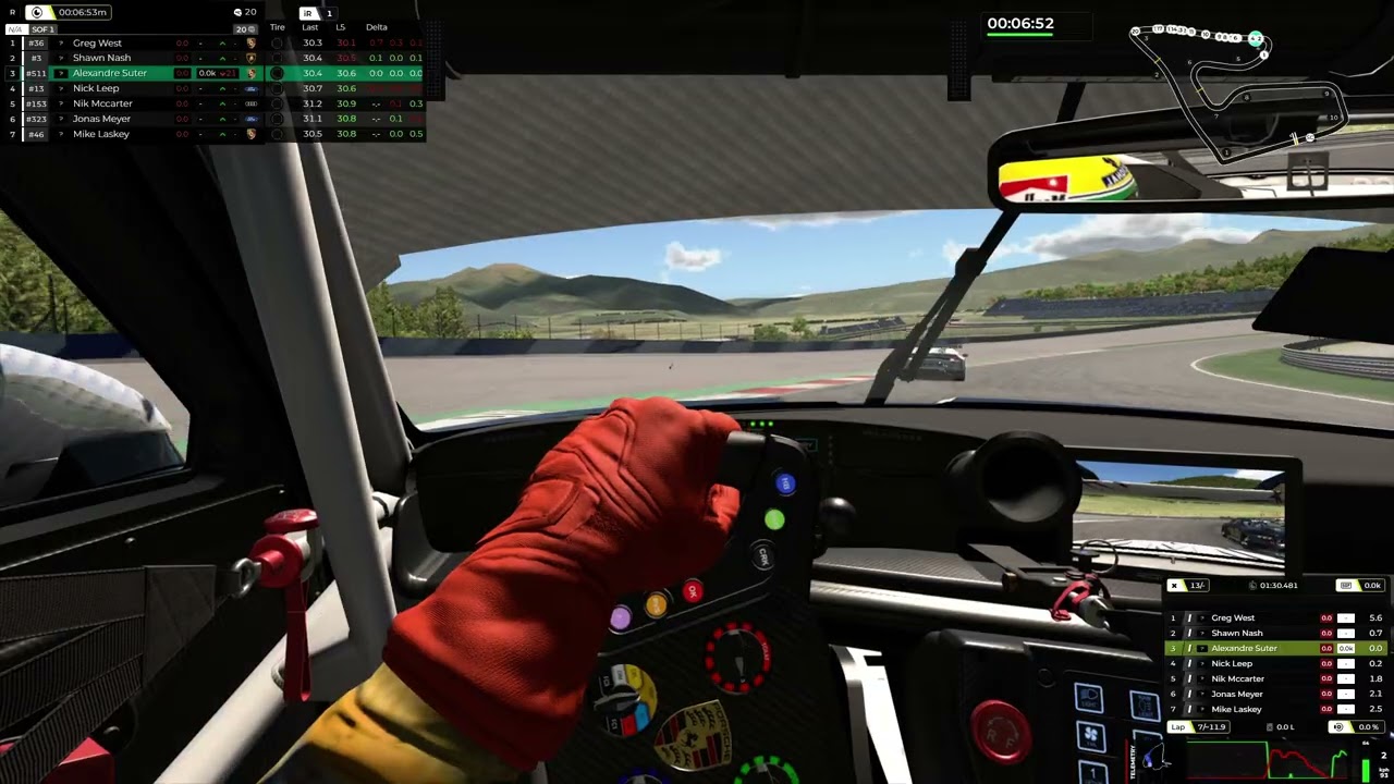 AI race Red Bull Ring GT3