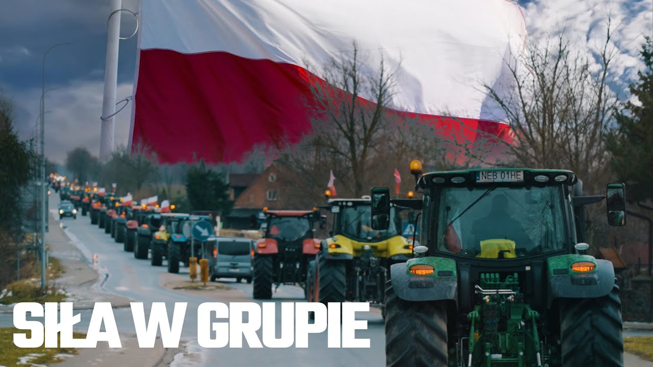 🇵🇱 Tak być nie może! WYJECHALIŚMY NA DROGI! Protest Rolników Małdyty z Oczu Traktorzysty