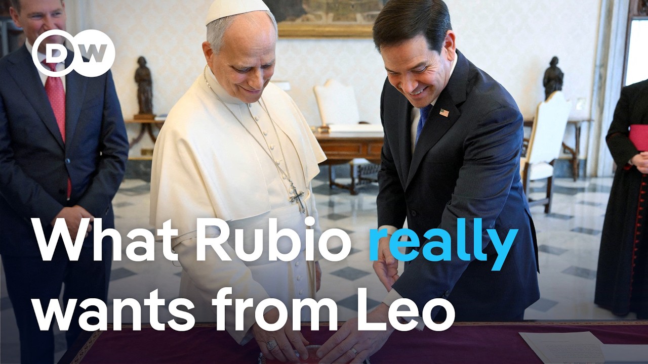 After tensions, Rubio meets the Pope |&nbsp;DW News