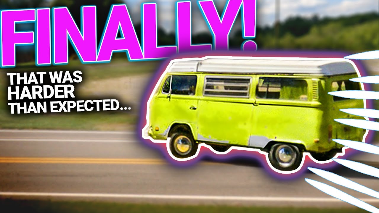 Driving the Forgotten VW Bus for the FIRST time in 10 YEARS!