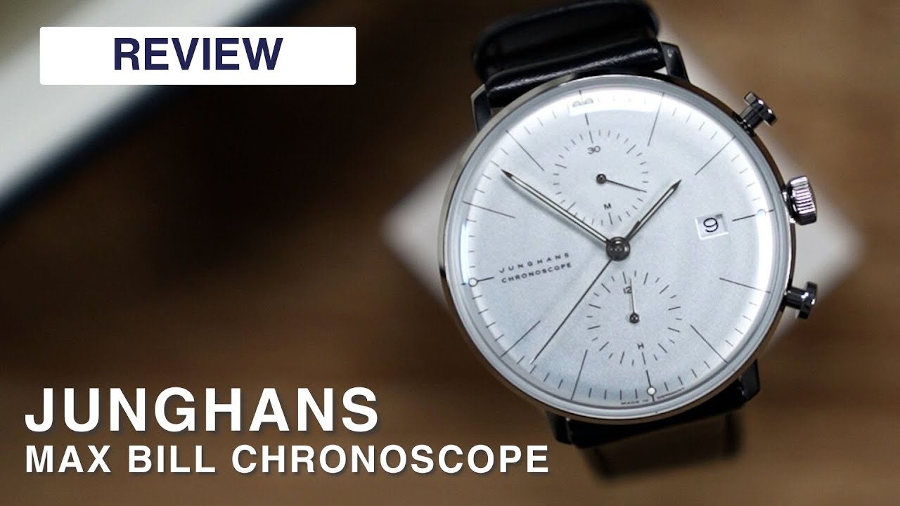Junghans Max Bill Chronoscope 27/4600.02 | Watch Review | Deutsch | 4K  |  SG WATCHES