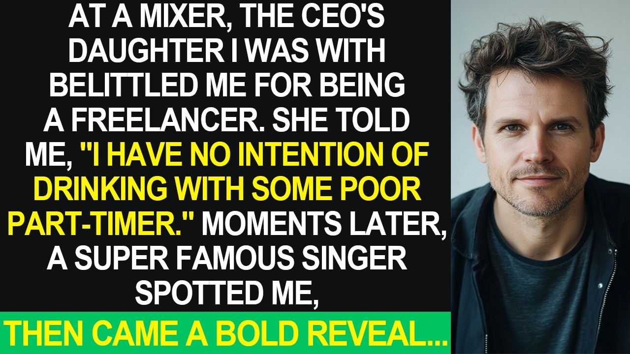 I was mocked by a CEO’s daughter at a mixer—then a famous singer revealed my true identity…