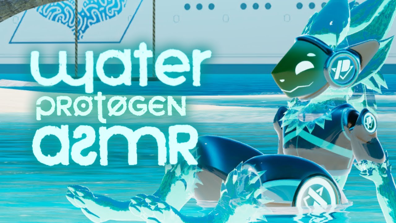 [Пушистый АСМР] Aqua Protogen делает вам расслабляющий водный массаж лап💧💙🌊[Звуки воды] [Шепот]