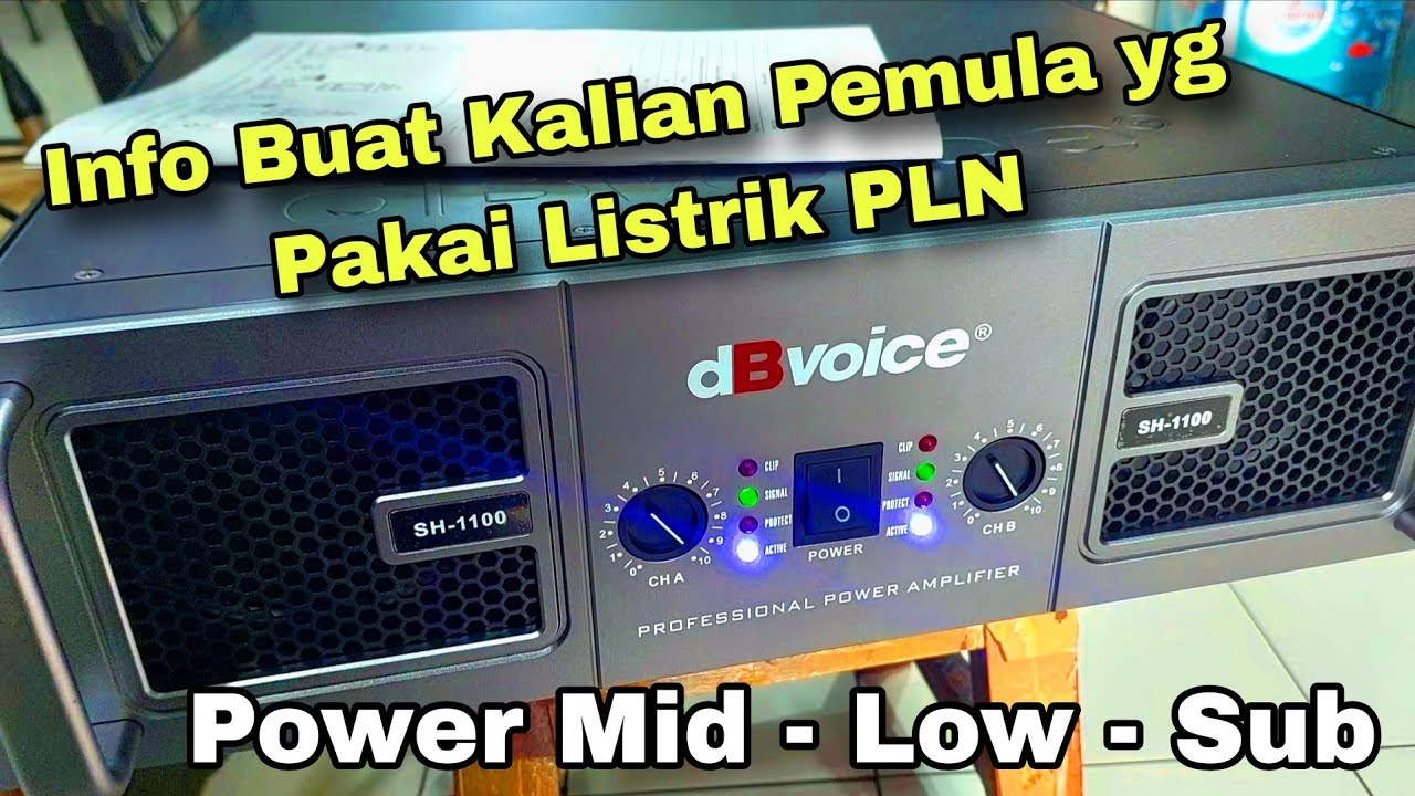 Power Spek Joss Jiss Class H - DB Voice SH1100 Versi Terbaru - Buat Pemul Wajib Tahu