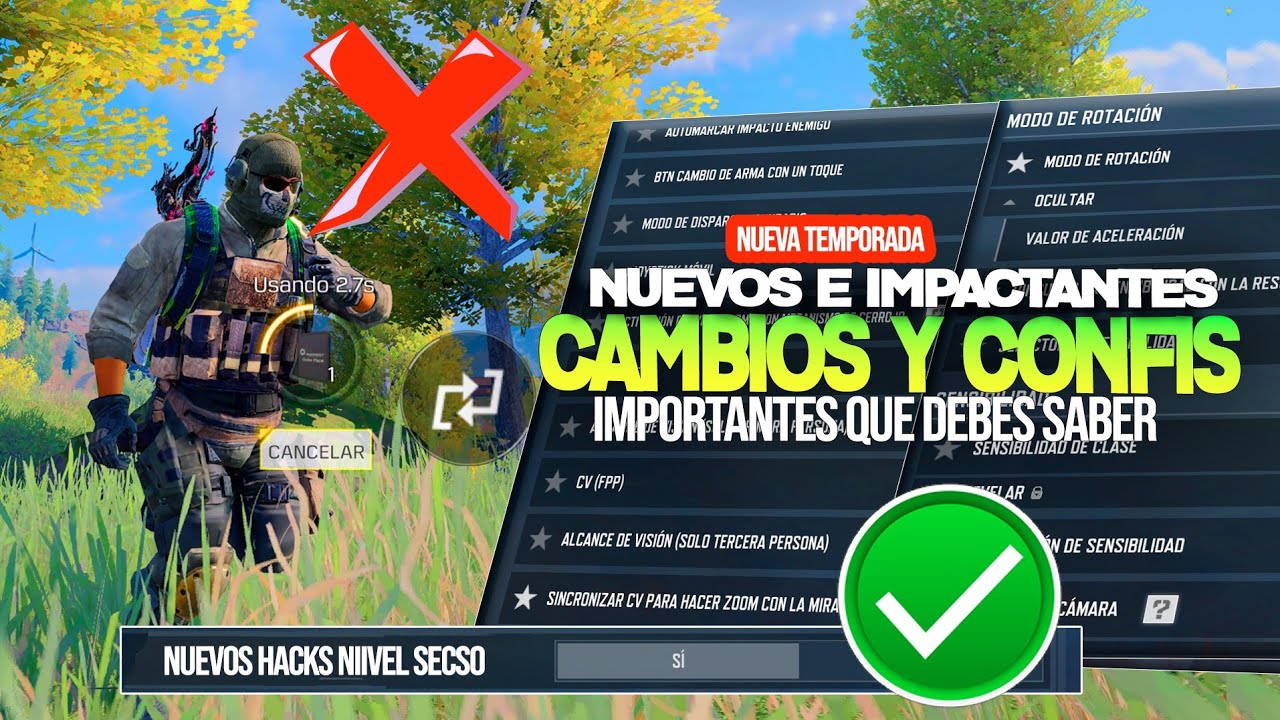 NUEVOS CAMBIOS IMPORTANTES DE LA NUEVA ACTUALIZACIÓN | YA NO PUEDE DISPARAR AL USAR PLACAS  