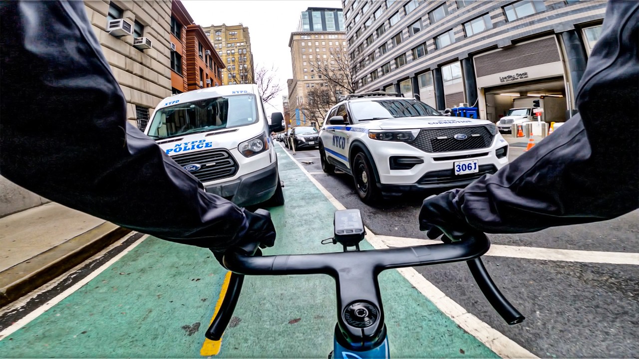 A Foggy, Windy, and Damp Two-Stop NYC Bicycle Commute